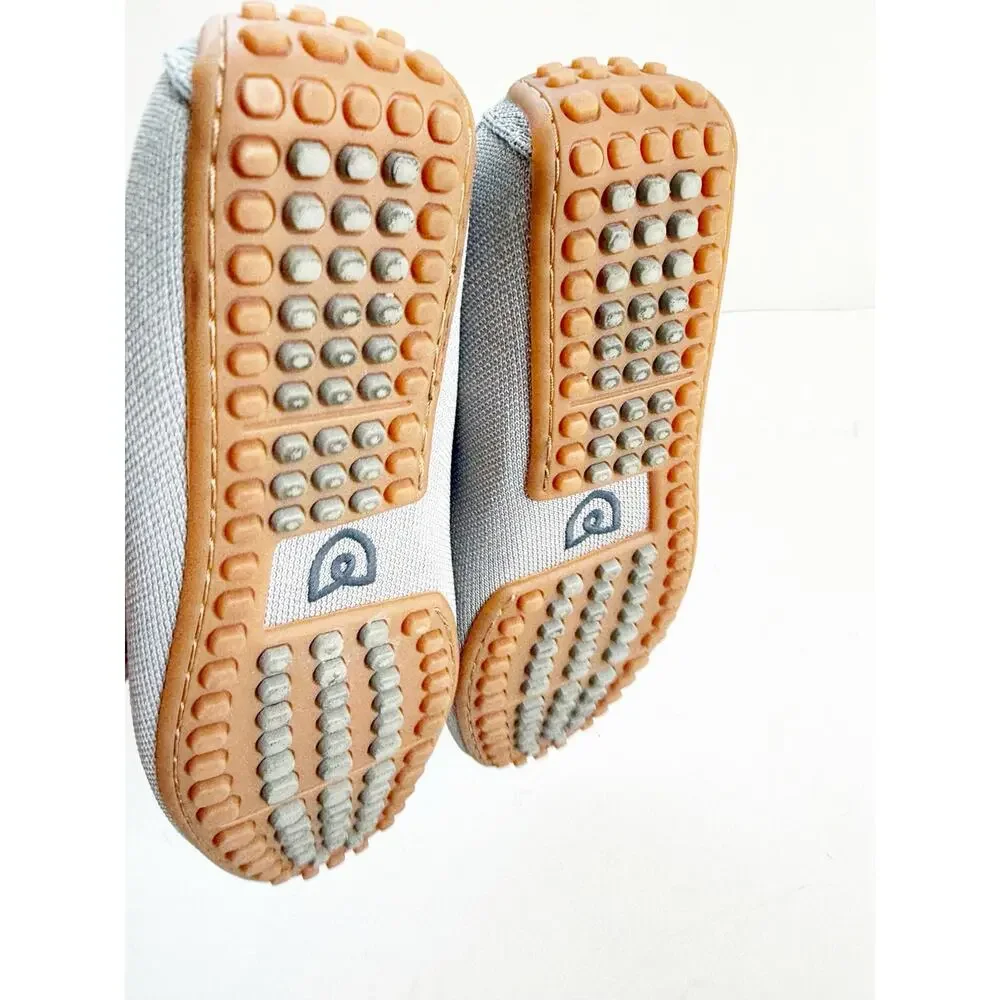 Men’s Rothy's Driving Penny Loafers in wolf grey knit 8.5
